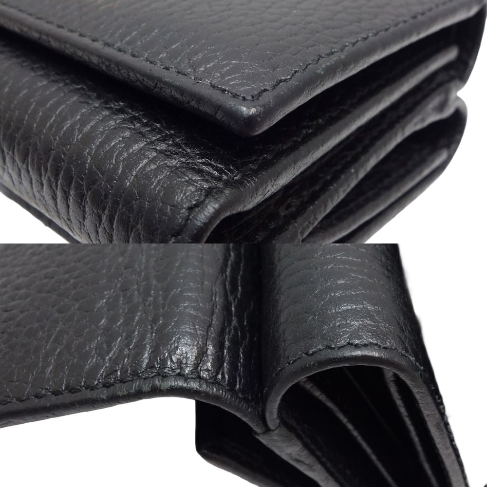 Luxury Gucci Trending 2025 Leather Compact Wallet 474746