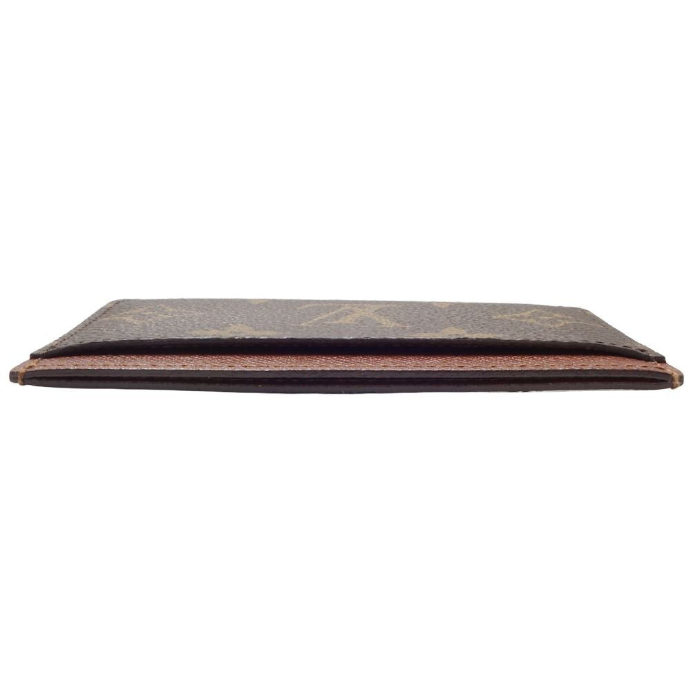 Louis Vuitton Monogram Card Case M61733 Brown