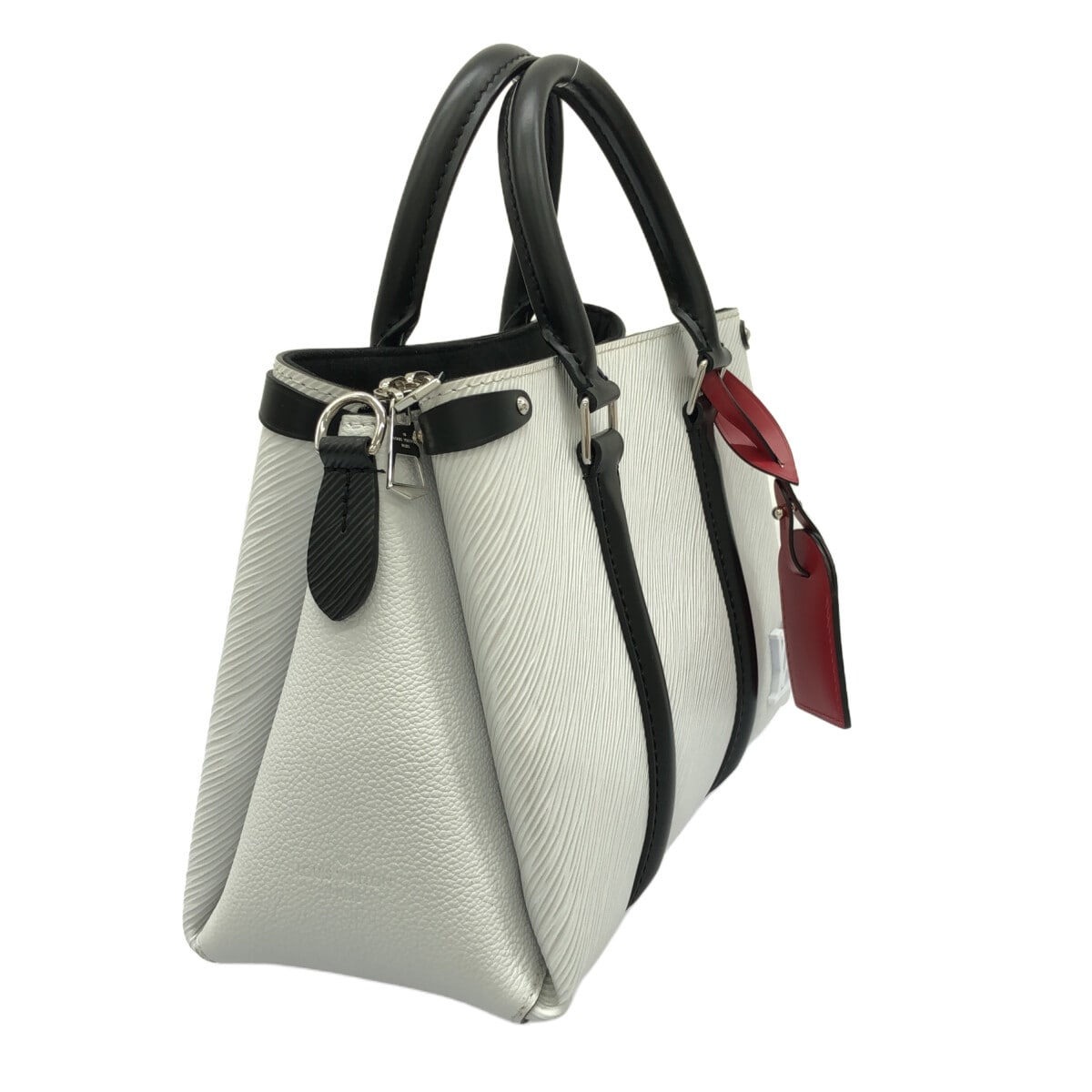 Louis Vuitton Soufflot Leather Tote Bag ()