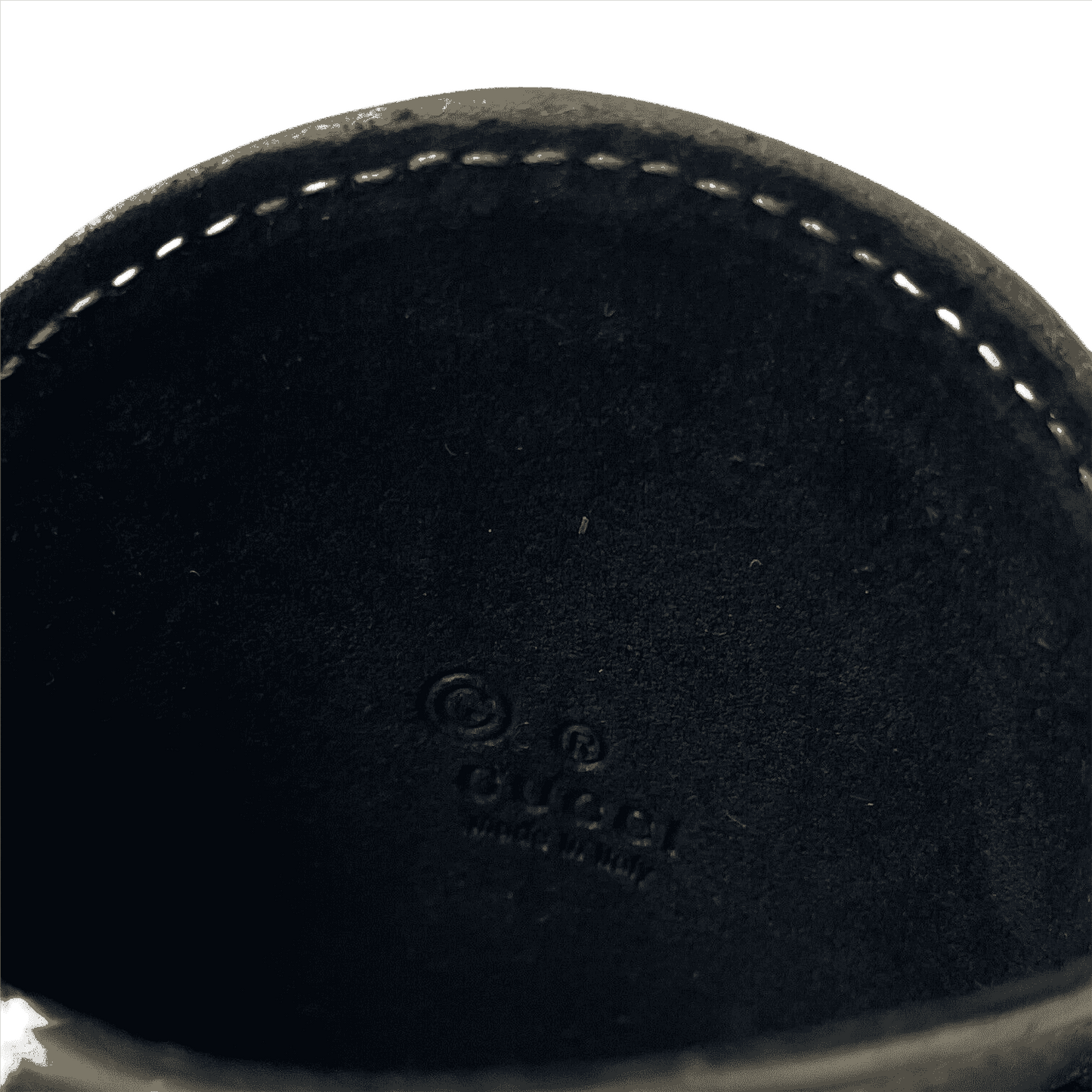 Gucci Women's Guccissima Leather Compact Mirror with Pouch