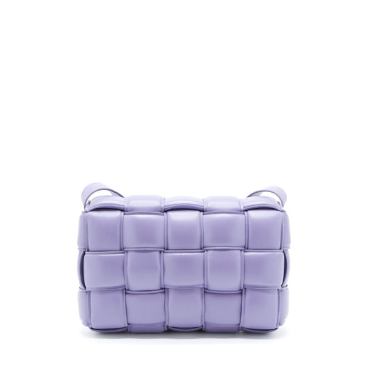 Bottega Veneta padded cassette bag Nappa leather lavender SHW