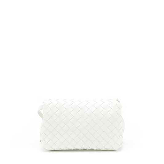 Bottega Veneta Crossbody Bag Intrecciato White