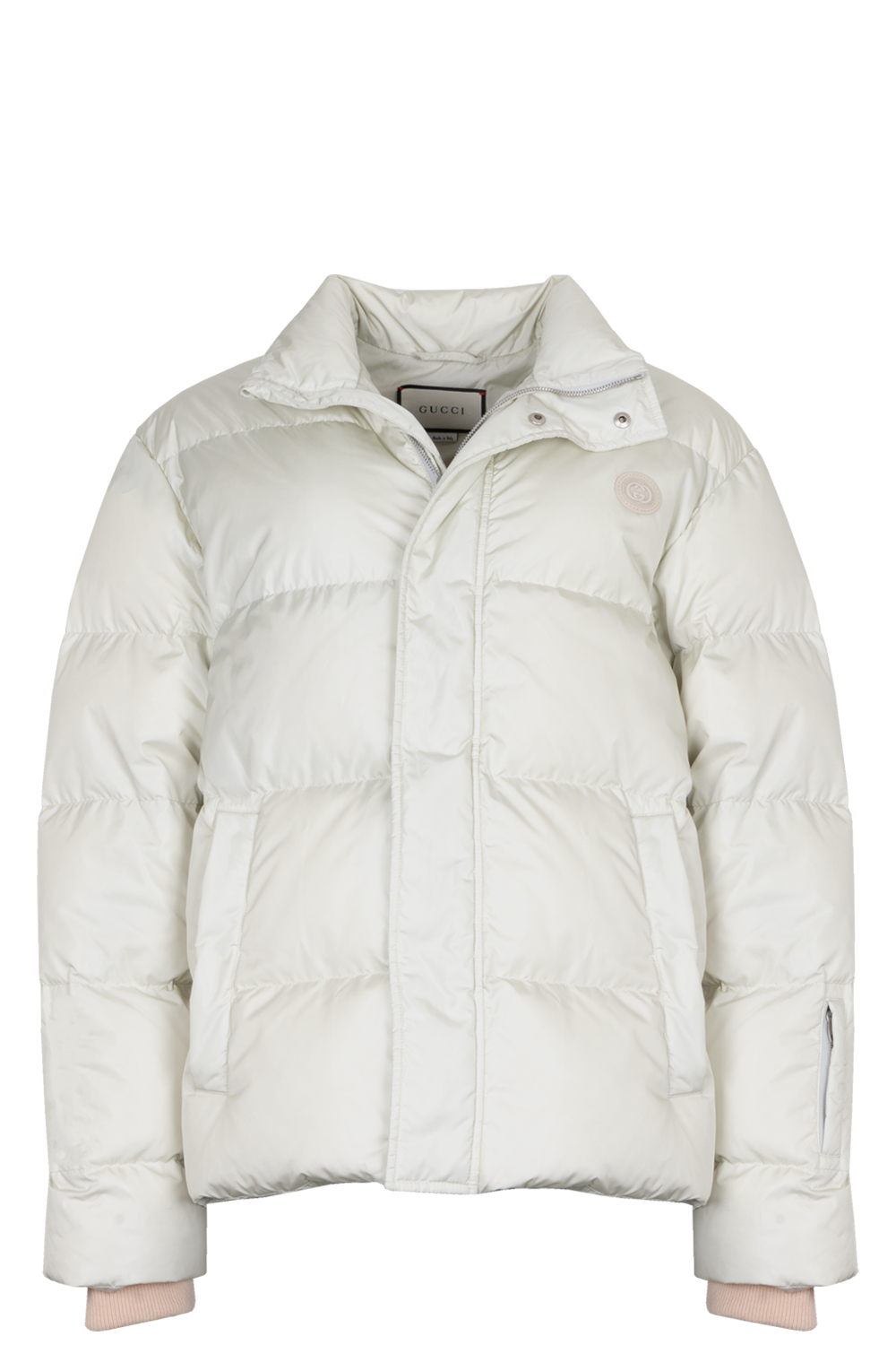 Luxury Gucci Trending 2025 Think/Thank Puffer Jacket Off-White