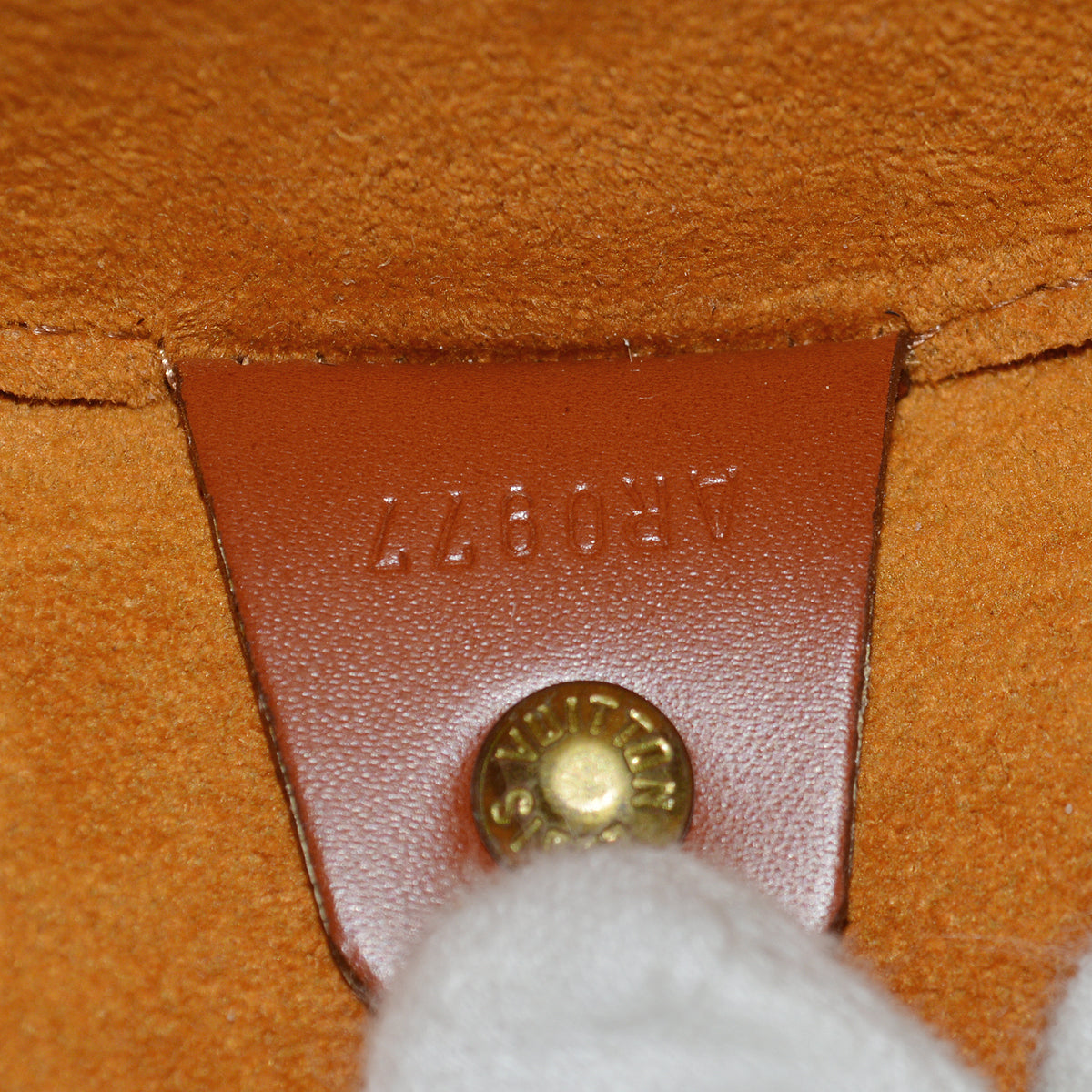 Louis Vuitton 1997 Brown Epi Soufflot Handbag M52867