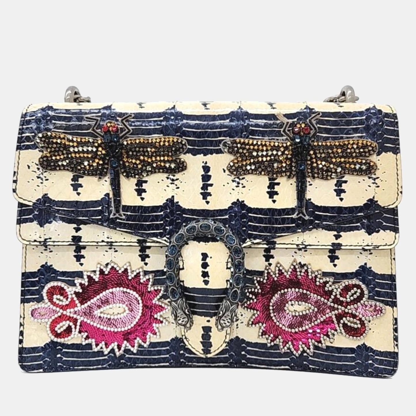 Luxury Gucci Trending 2025 Dionysus Python Chain Shoulder Bag (400235)