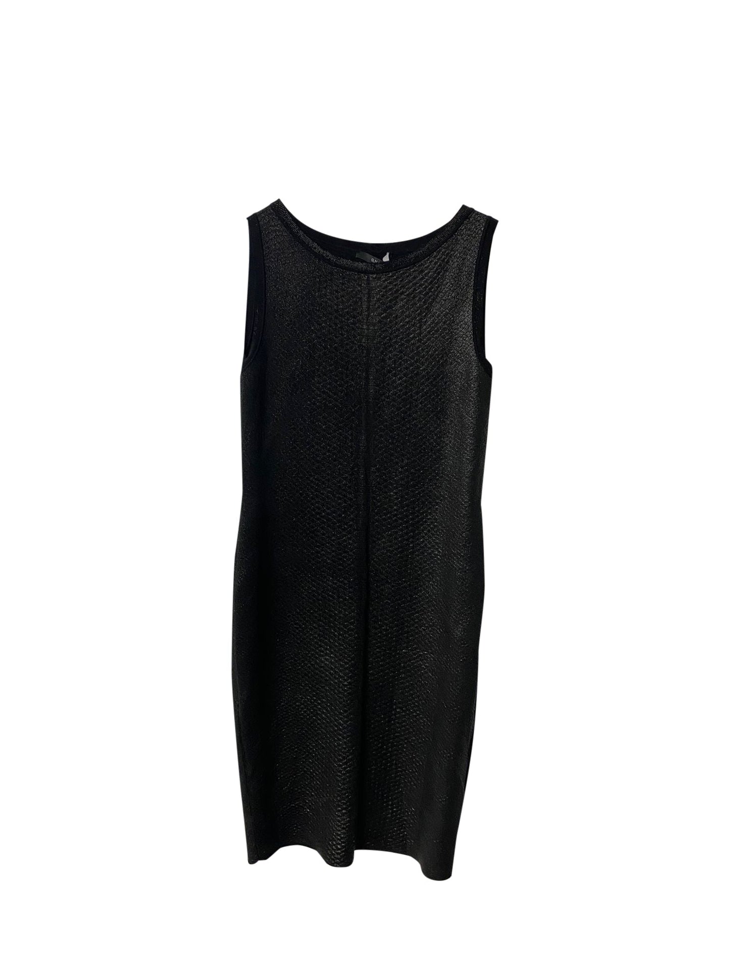 Luxury Gucci Trending 2025 Sleeveless Knit Midi Dress in Black Silk