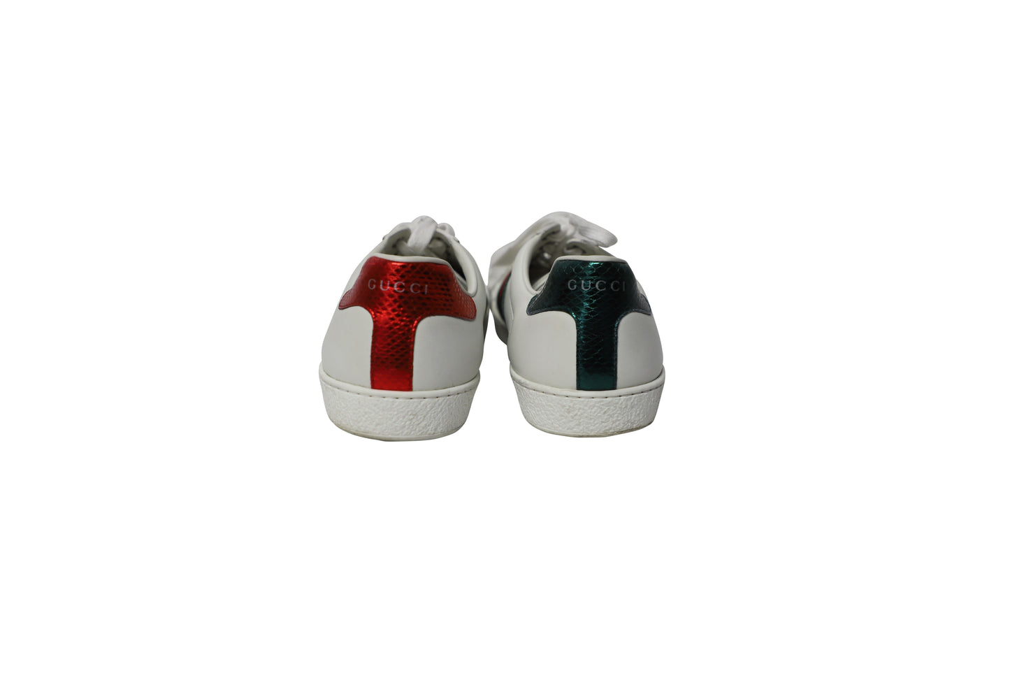 Luxury Gucci Trending 2025 Ace Sneakers in White Leather