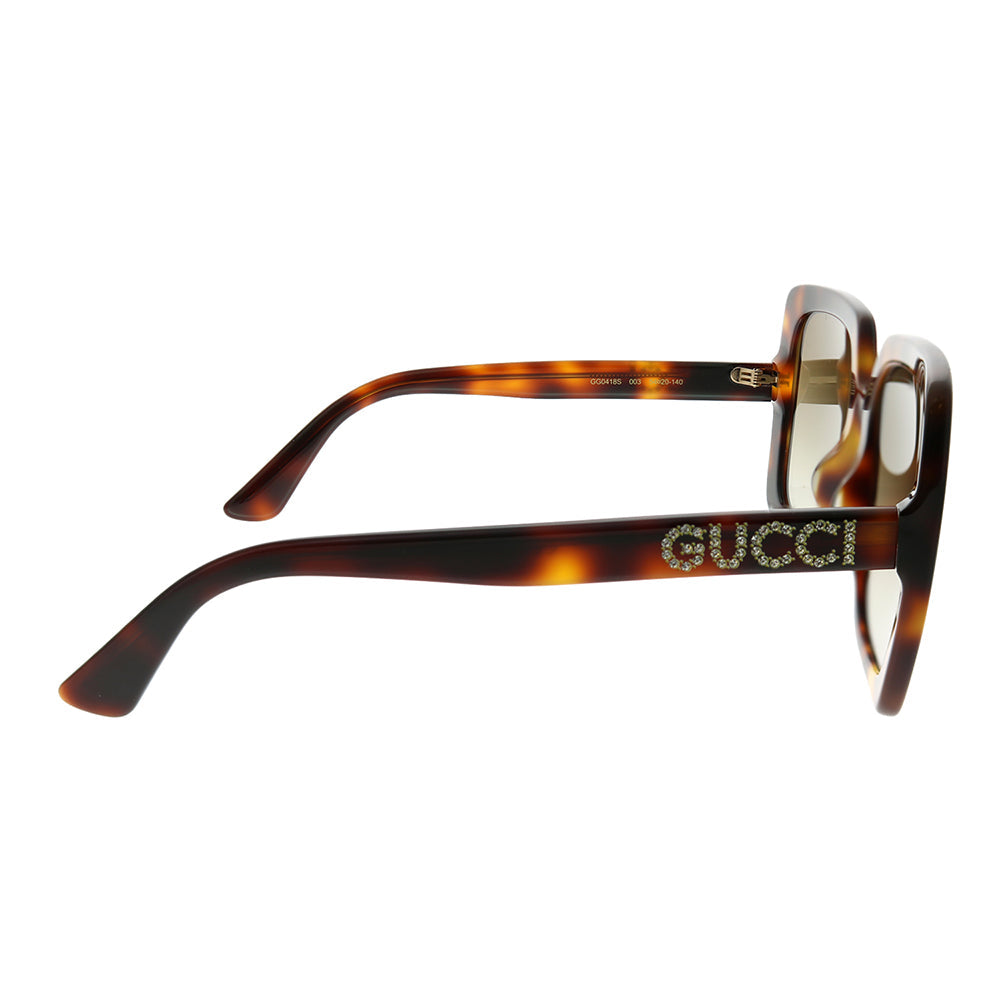 Gucci GG 0418S 003 Womens Square Sunglasses
