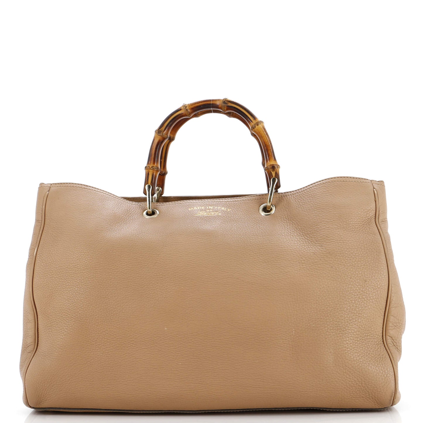 Luxury Gucci Trending 2025 Bamboo Shopper Tote Leather Large