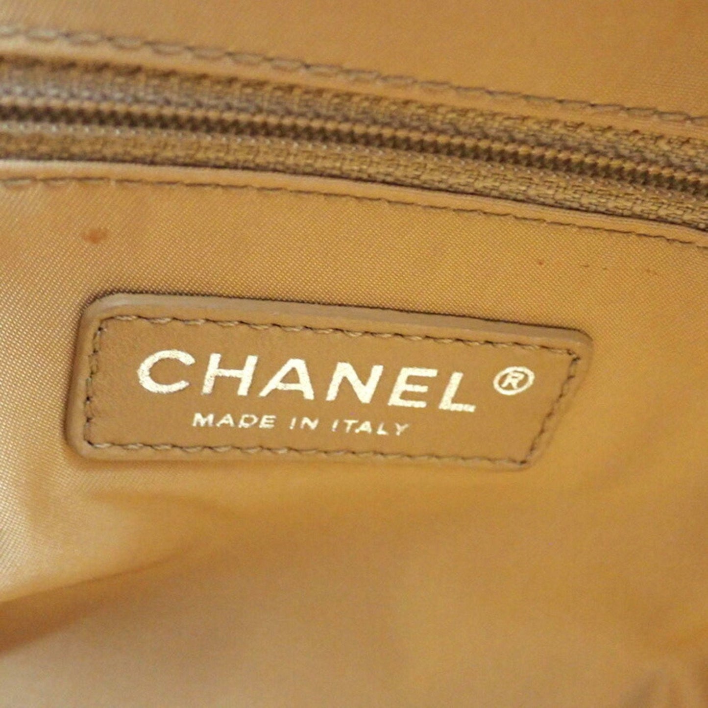 Luxury Chanel Paris Biarritz coated canvas hand tote bag