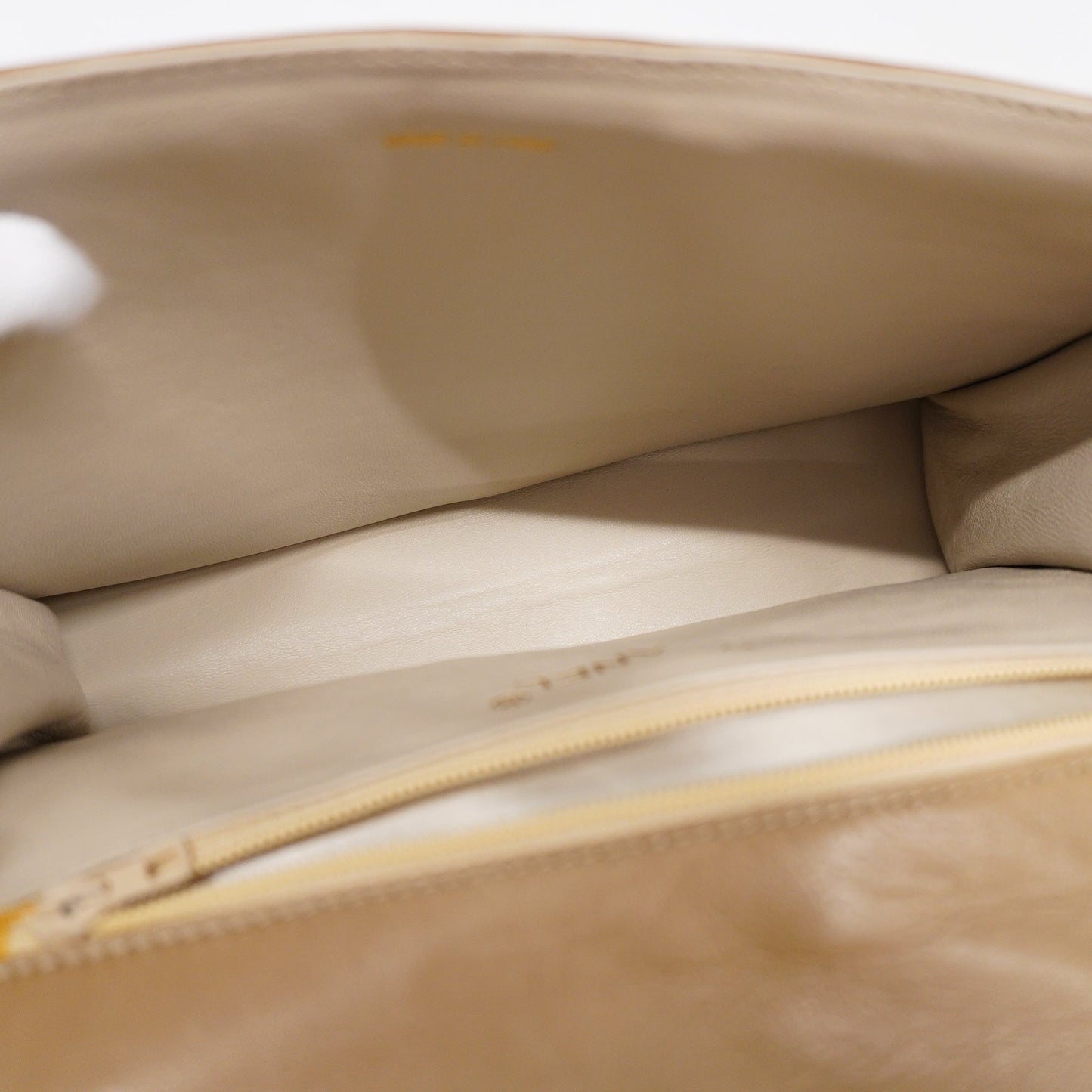 CHANELAuth Matelasse Chain Shoulder Lambskin Women's Leather Shoulder Bag Beige