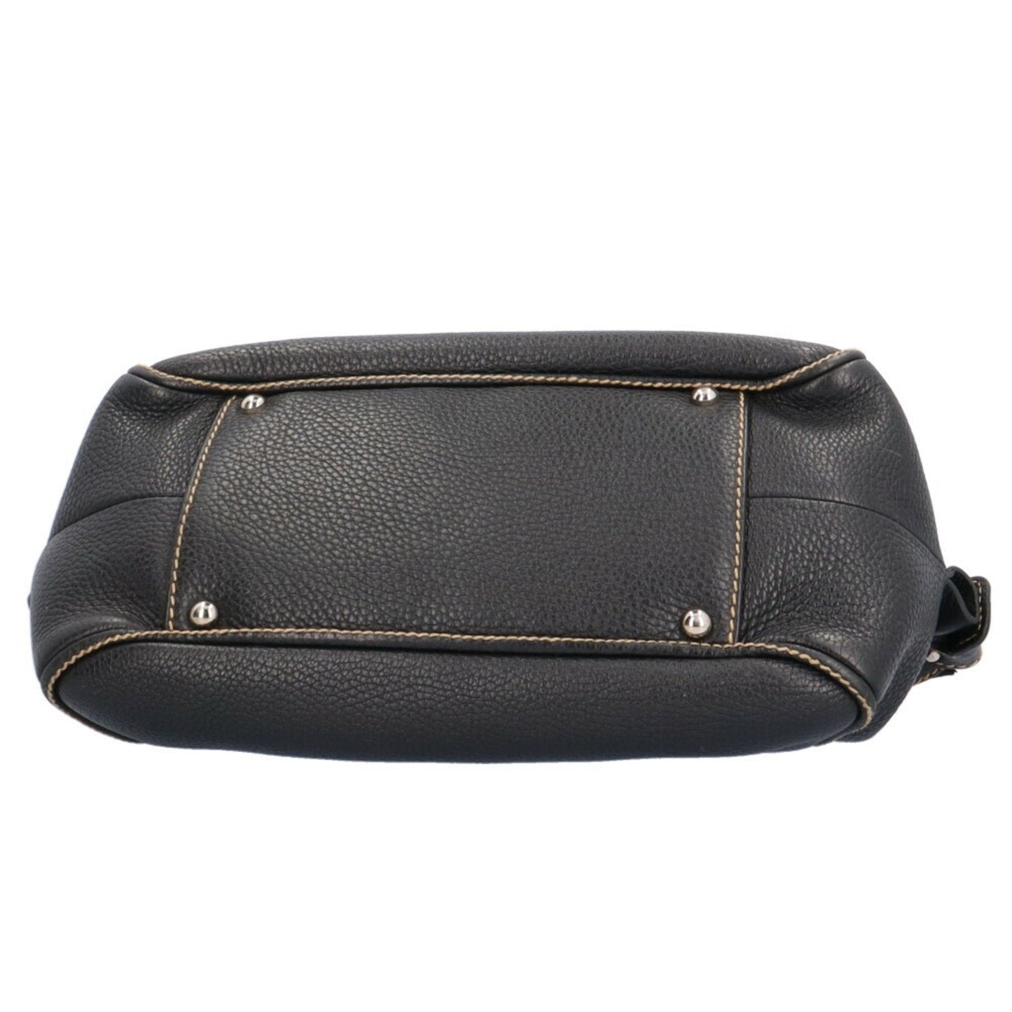 Luxury Chanel Tassel Handbag Calf Black Women's