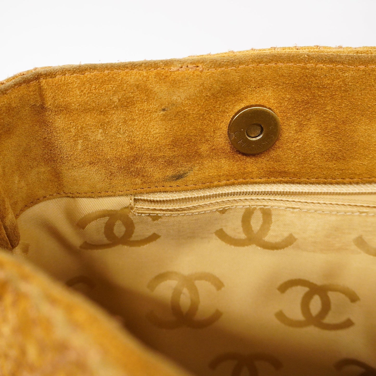 CHANEL Tote Bag Women's Suede Tote Bag Brown