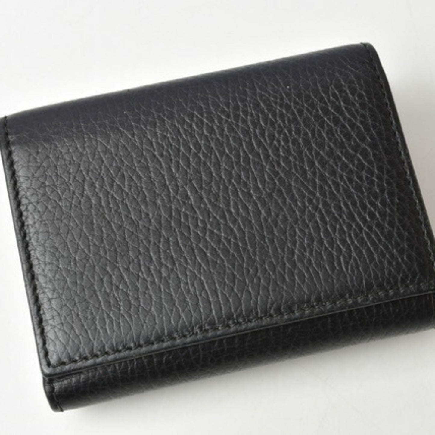 Luxury Gucci mini wallet / tri-fold Luxury Gucci fold 474746 PETITE MARMONT Petit Marmont Black