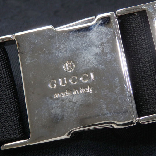 Luxury Gucci Trending 2025 Body Bag Black GG Canvas Leather 28556 Waist Pouch Women's Men's