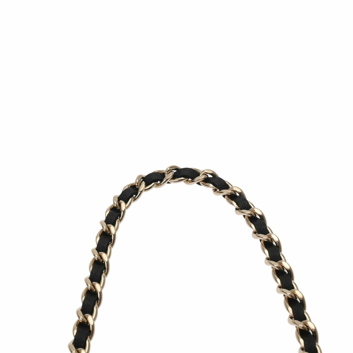 Luxury Chanel Matelasse Phone Case Black AP3559 Ladies Lambskin Enamel Shoulder Bag