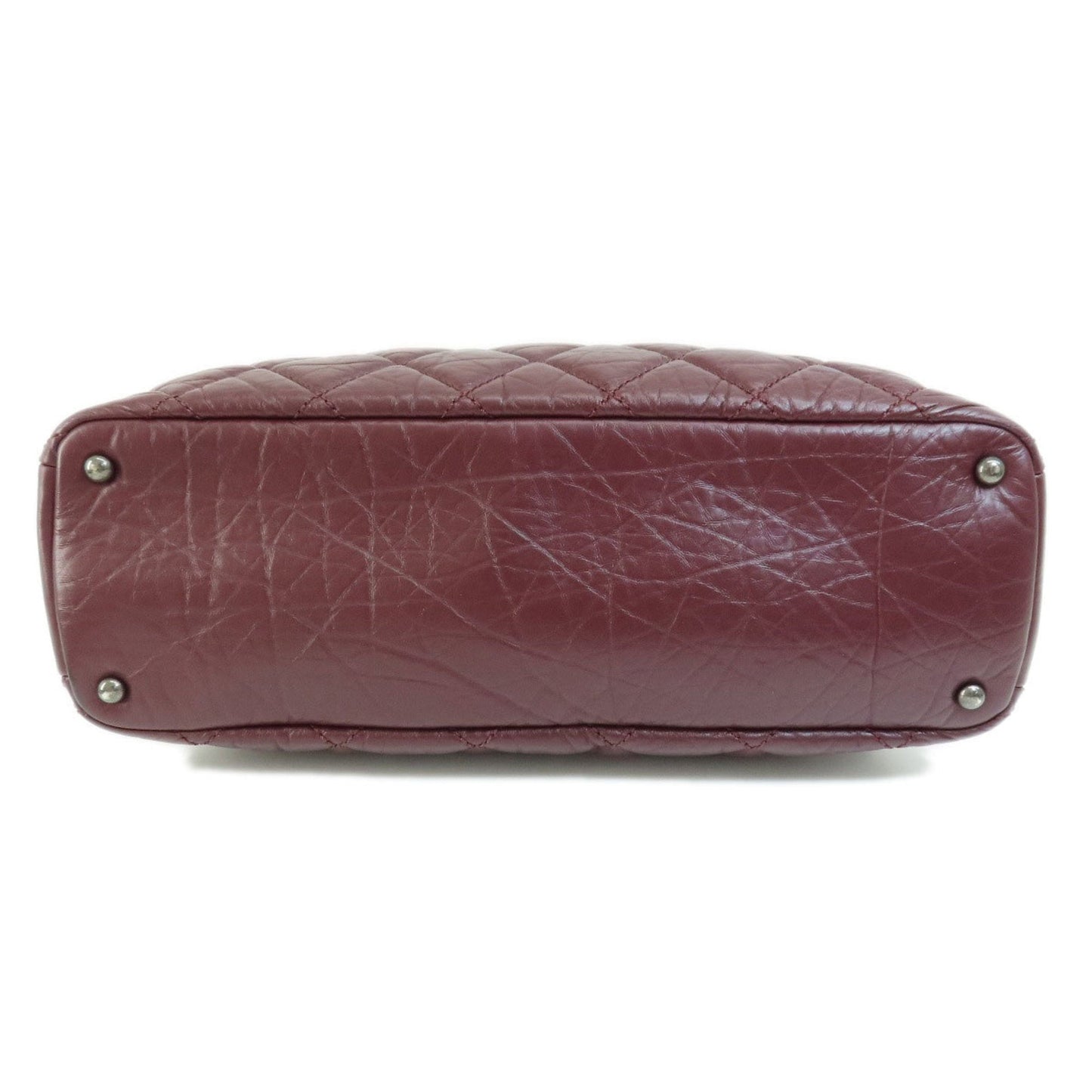 Luxury Chanel Matelasse Coco Mark Handbag Calf/Tweed Women's