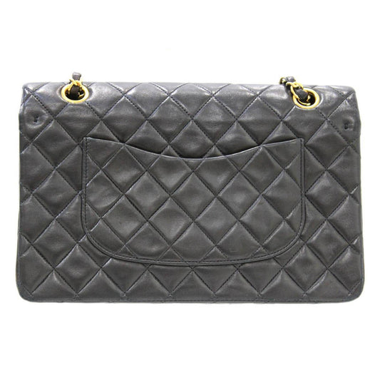 CHANEL matelasse lambskin chain shoulder bag double flap