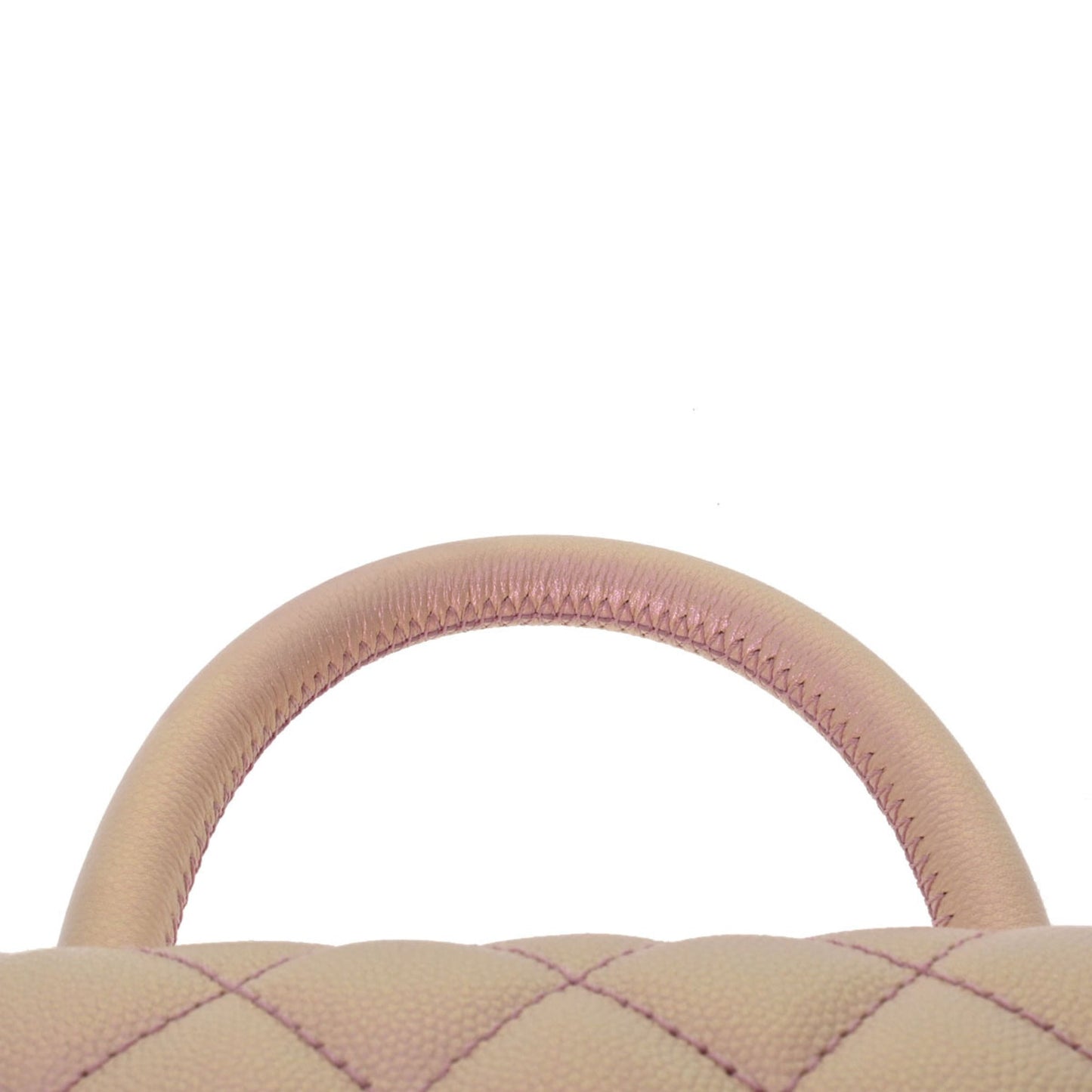 Luxury Chanel Matelasse XS Metallic Pink Gradient Metal Fittings Women's Caviar Skin Bag