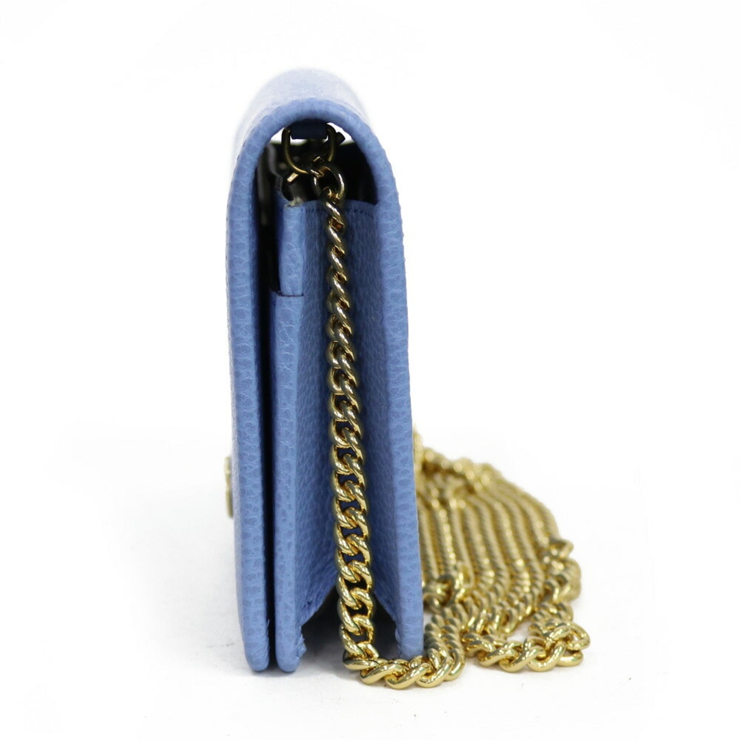 Luxury Gucci Shoulder Bag Marmont Chain Blue Ladies