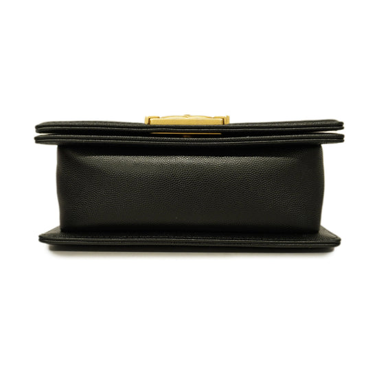 CHANEL Boy Chain Shoulder Bag Black