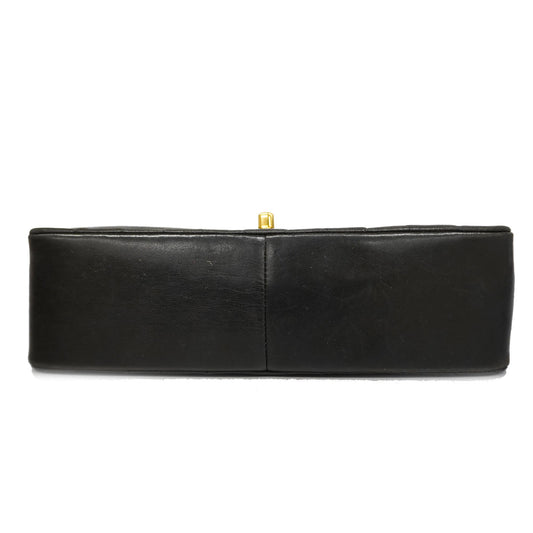 CHANEL Matelasse Diana Flap Women's Leather Shoulder Bag Black