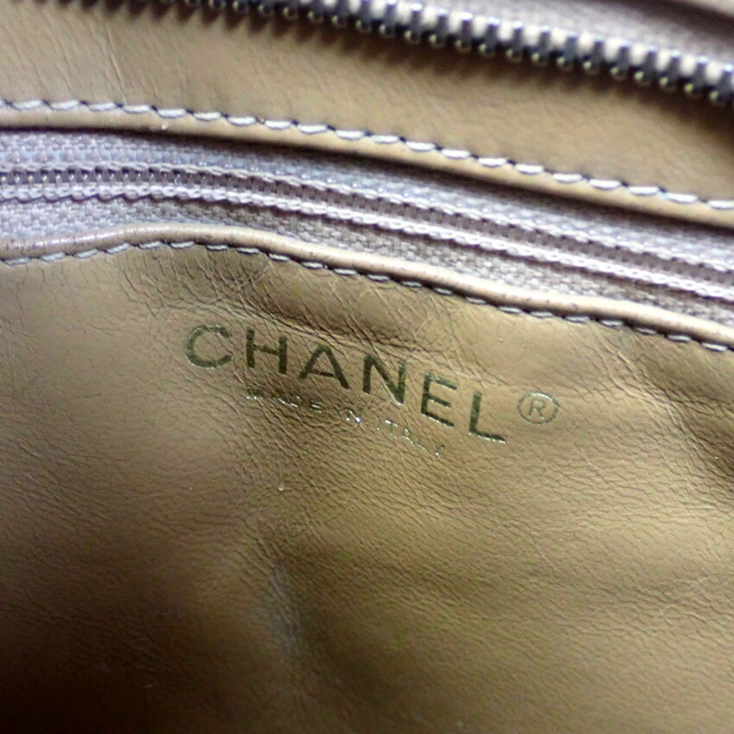 Luxury Chanel Reproduction Caviar Skin No. 8 Beige Tote Bag
