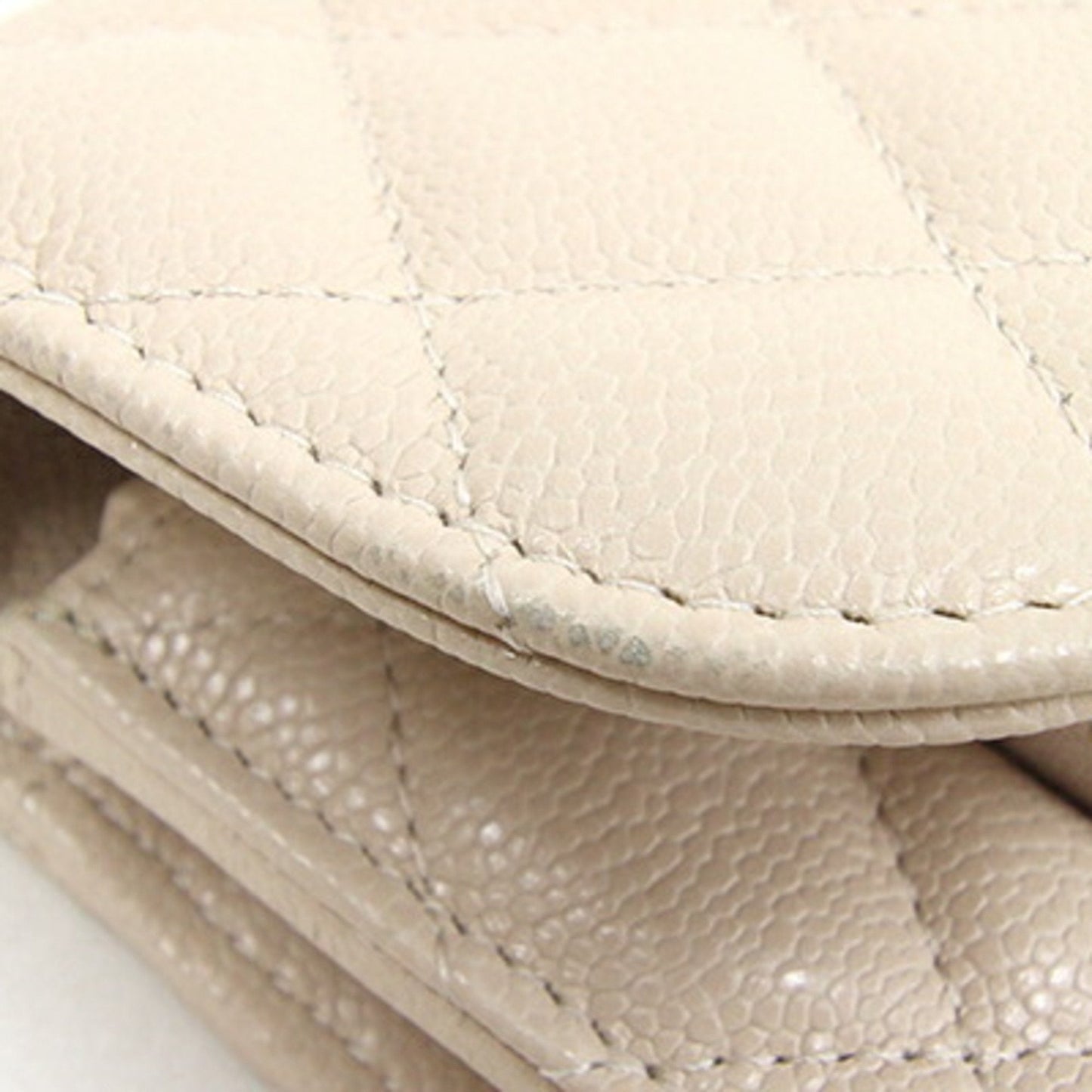 Luxury Chanel Handbag Matelasse Infinity AP2914 Light Beige Caviar Skin Women's Chain Bag Quilting Diamond Stitch Coco Mark
