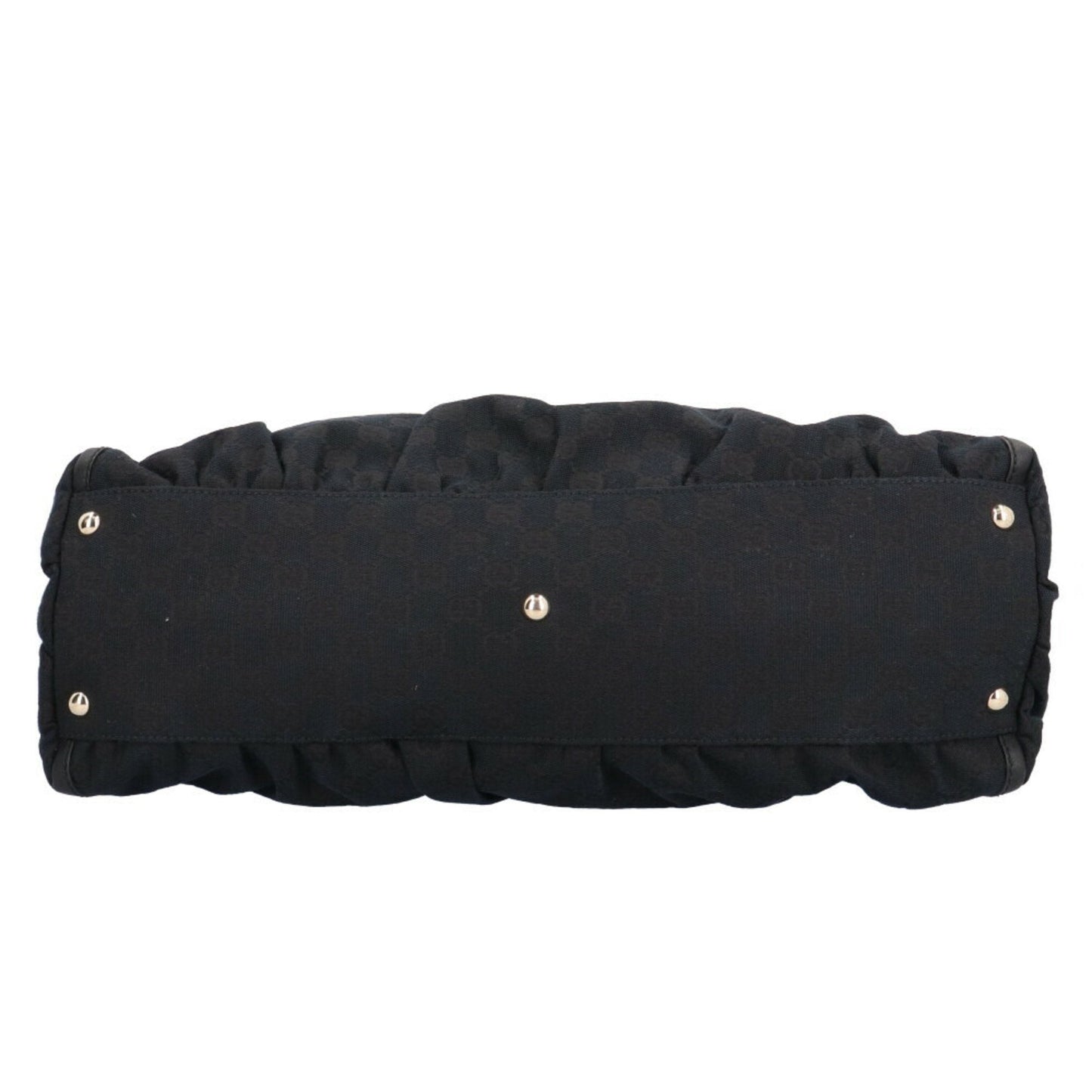 Luxury Gucci Trending 2025 Abbey GG Campus Shoulder Bag Canvas Black Women's