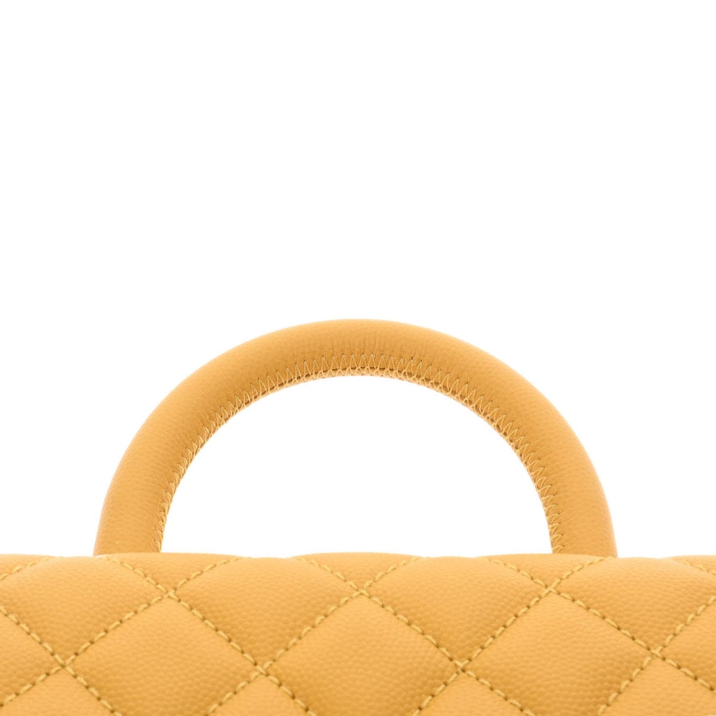 Luxury Chanel matelasse XXS yellow AS2215 ladies caviar skin bag