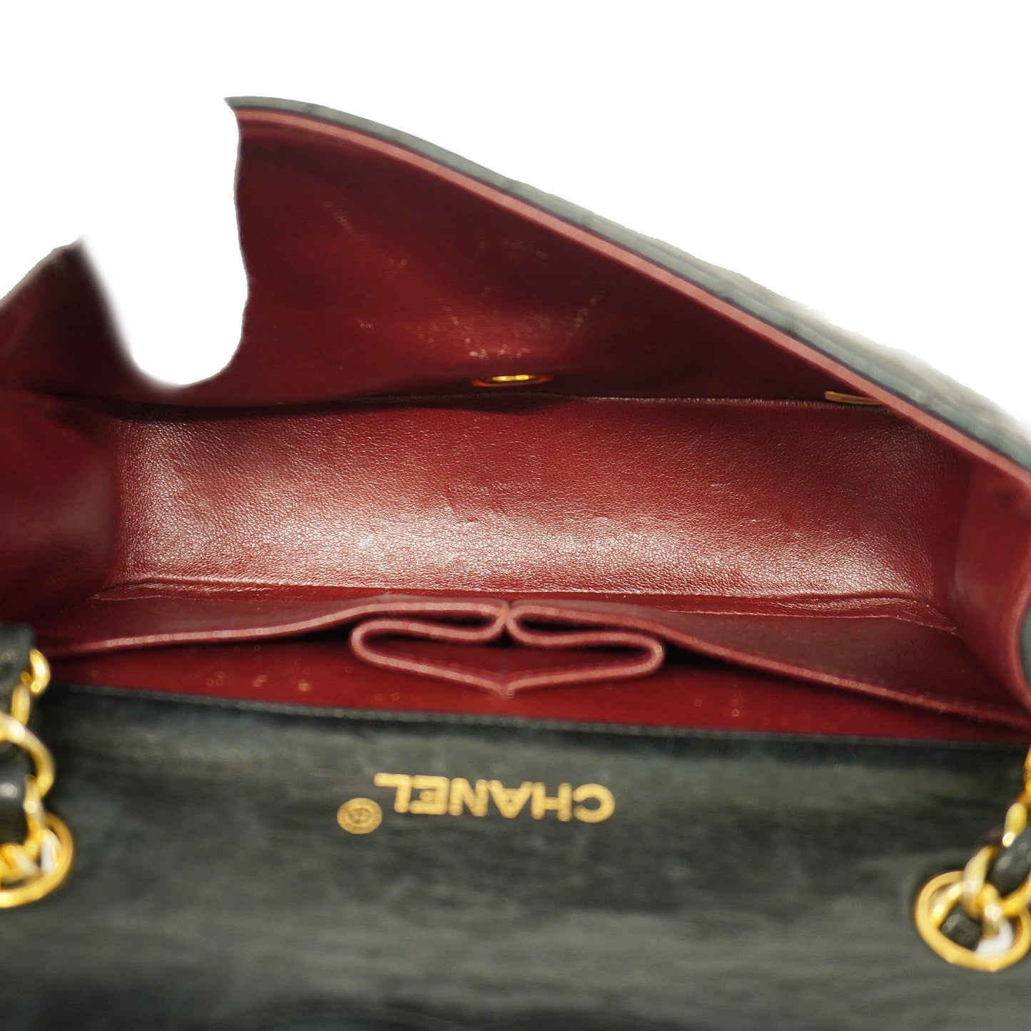 Luxury Chanel Matelasse Chain Shoulder Women's Leather Shoulder Bag Black