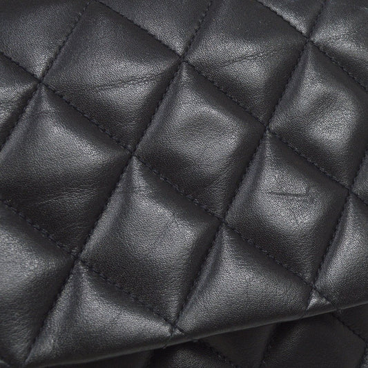 CHANEL 1994-1996 Classic Flap Maxi Black Lambskin 70770
