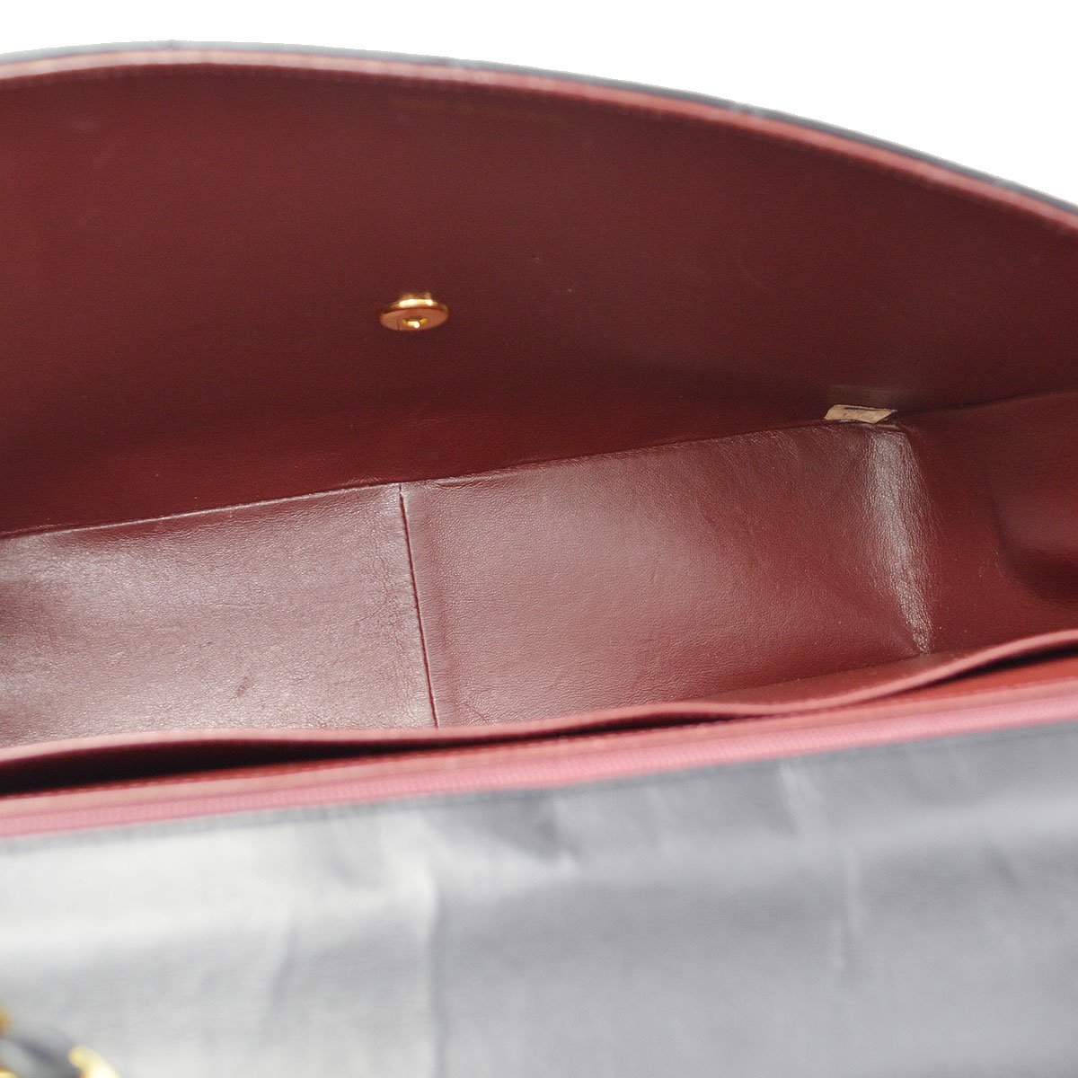 CHANEL★ 1991-1994 Black Quilted Lambskin CC Flap Maxi 60850