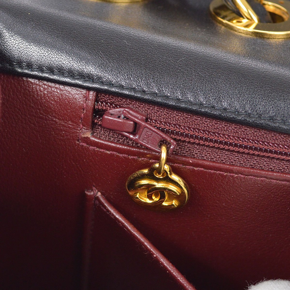 CHANEL 1994-1996 Classic Flap Maxi Black Lambskin 92998