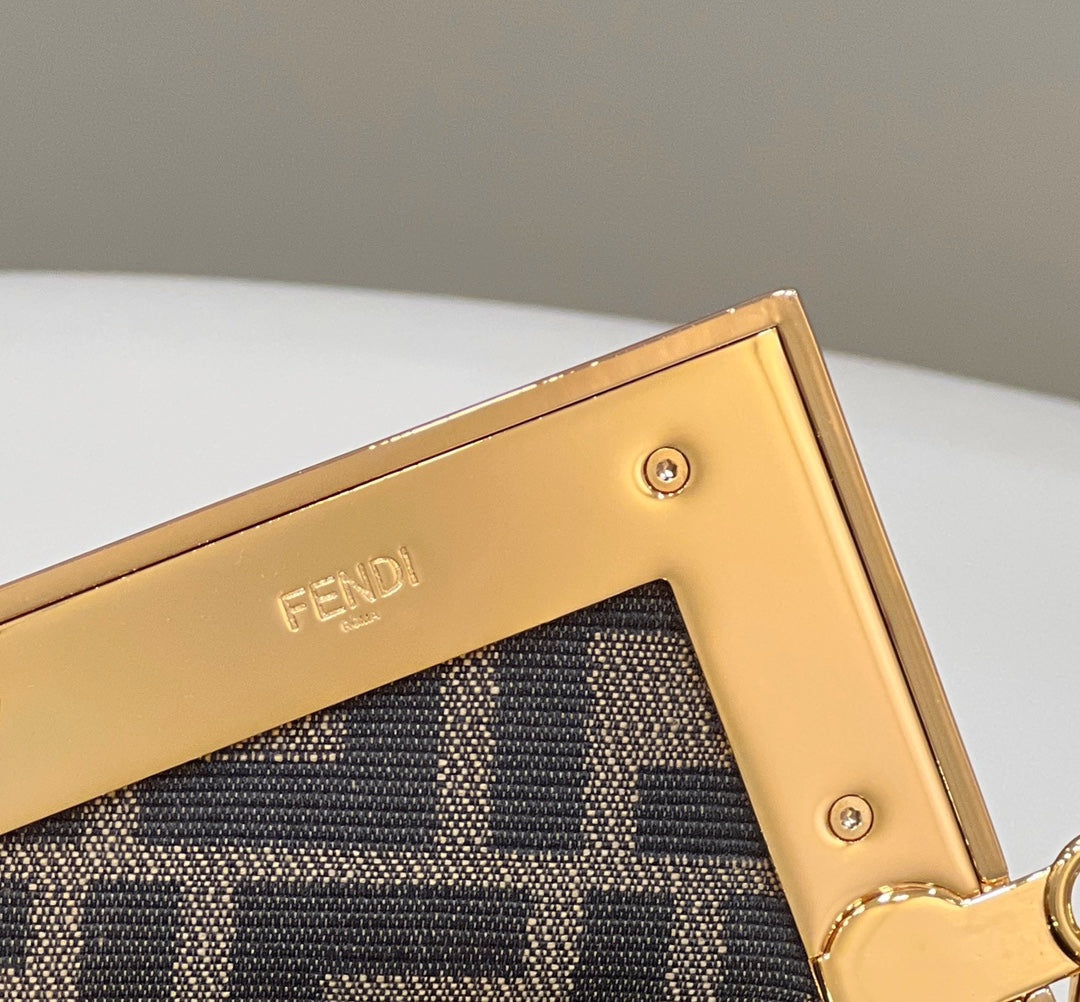 Luxury FendiLuxury FendiFIRST SMALL 26 IN COLORFUL SUEDE AND CALFSKIN WITH GOLD HARDWARE