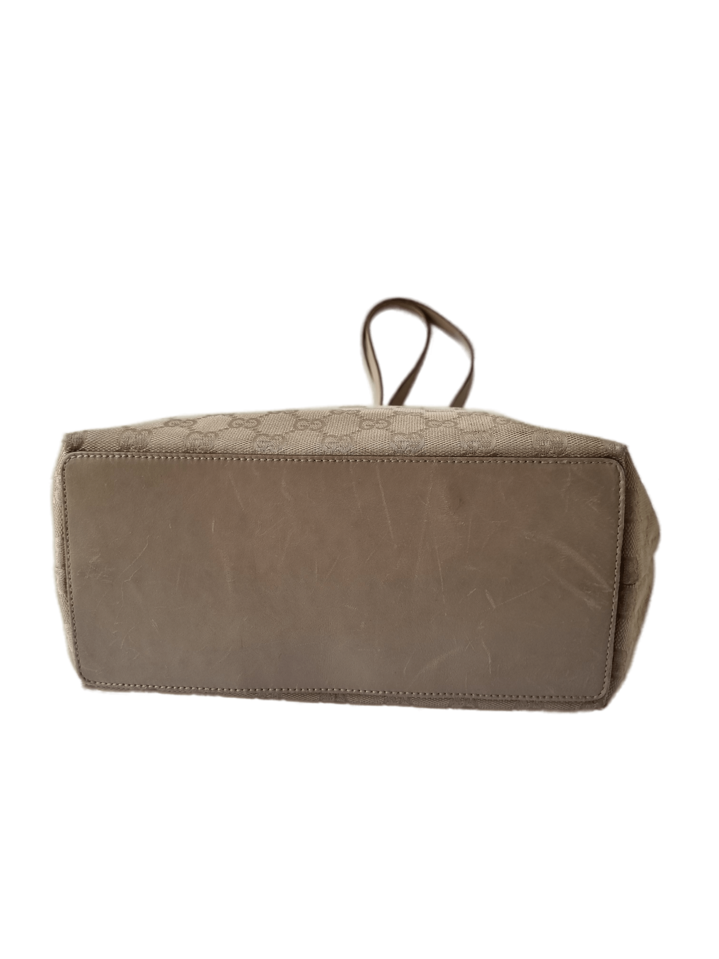 Luxury Gucci Beige Jacquard Tote