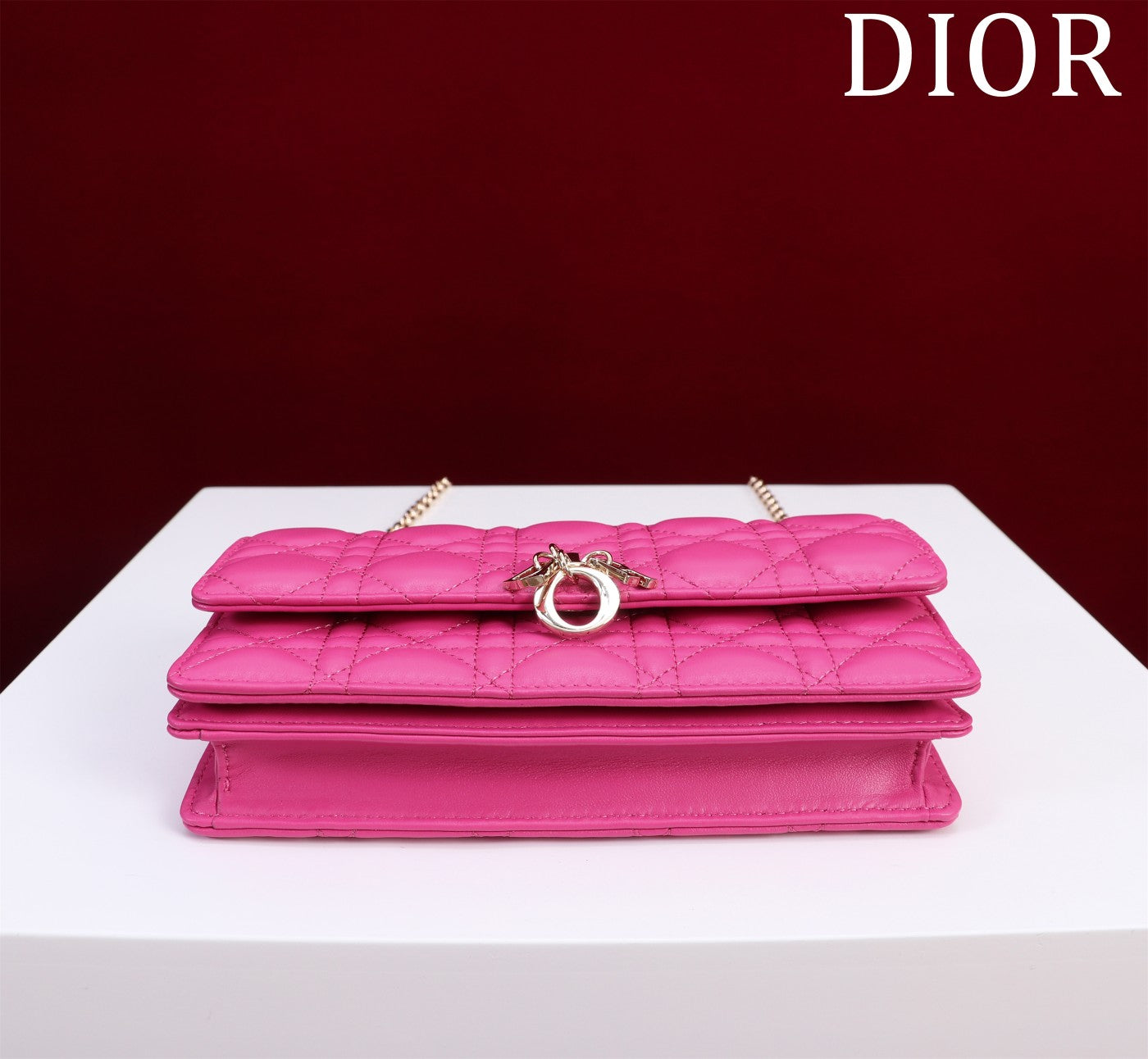 Luxury Diormy mini 21 pink lambskin