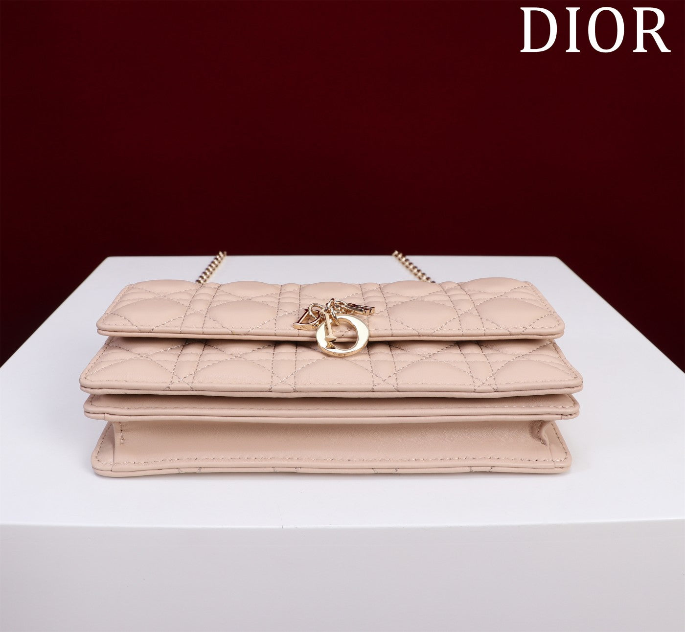 Luxury Diormy mini 21 powder pink lambskin
