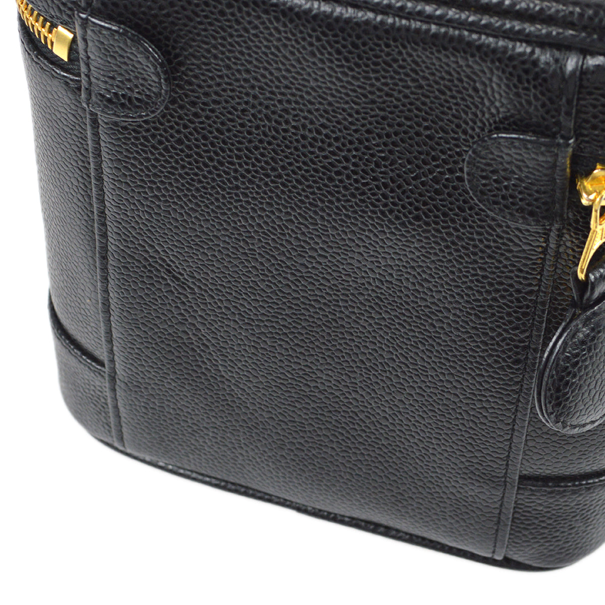 Luxury Chanel Vanity Handbag Black Caviar 78711