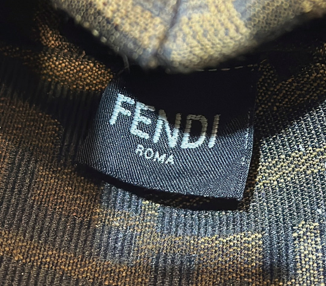 Luxury FendiLuxury Fendi26 FIRST SMALL IN MIDNIGHT BLUE MIX WHITE CALFSKIN SILVER HARDWARE