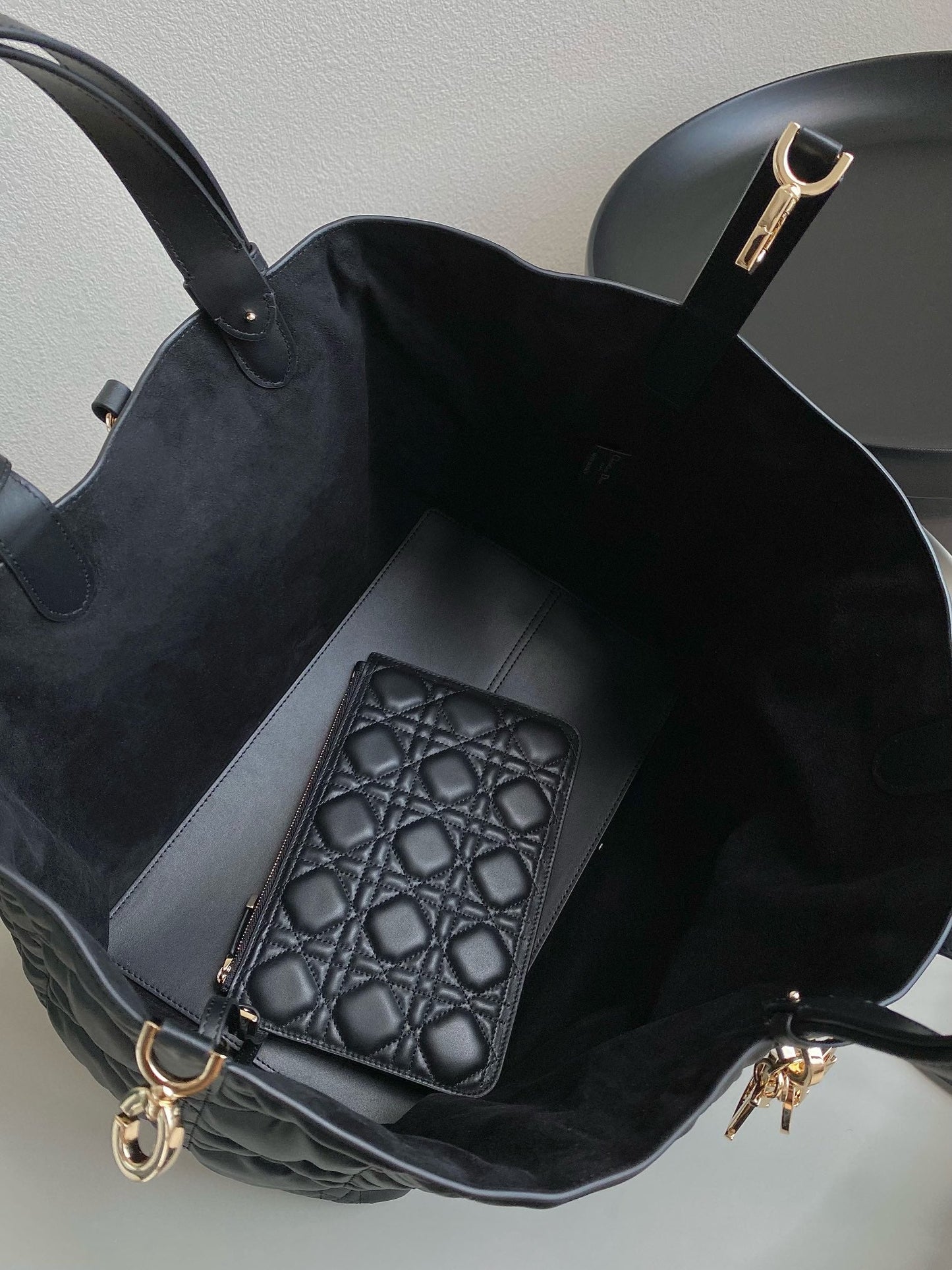 Luxury Diorlarge toujours 37 black calfskin