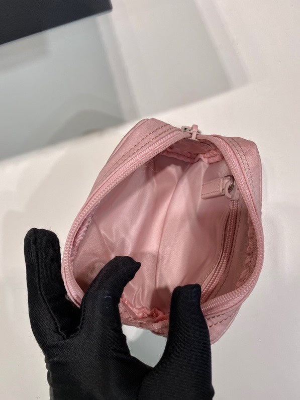 Luxury PradaCLUTCH 12 IN LIGHT PINK RE-NYLON