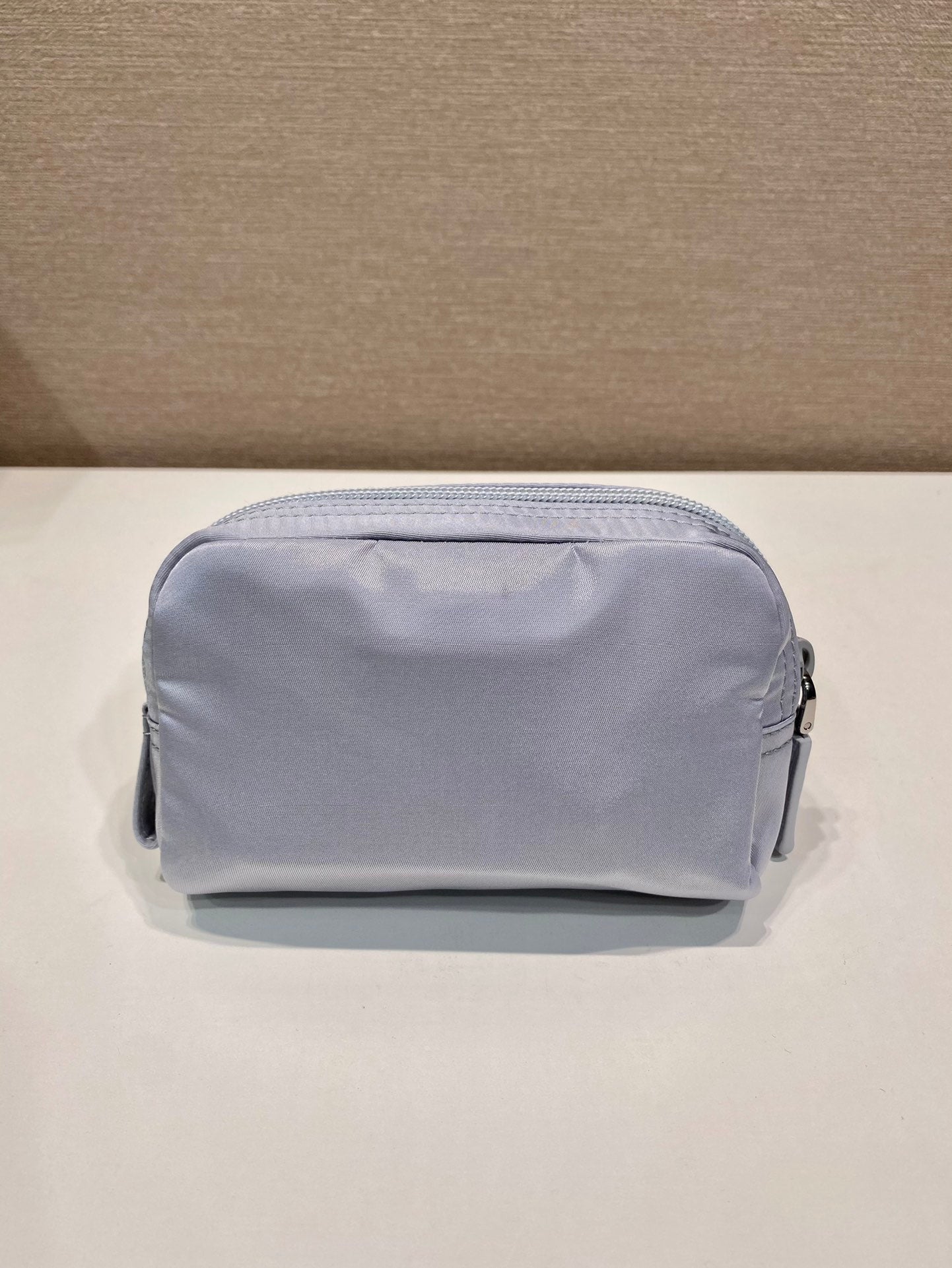 Luxury PradaCLUTCH 12 IN LIGHT GREY RE-NYLON