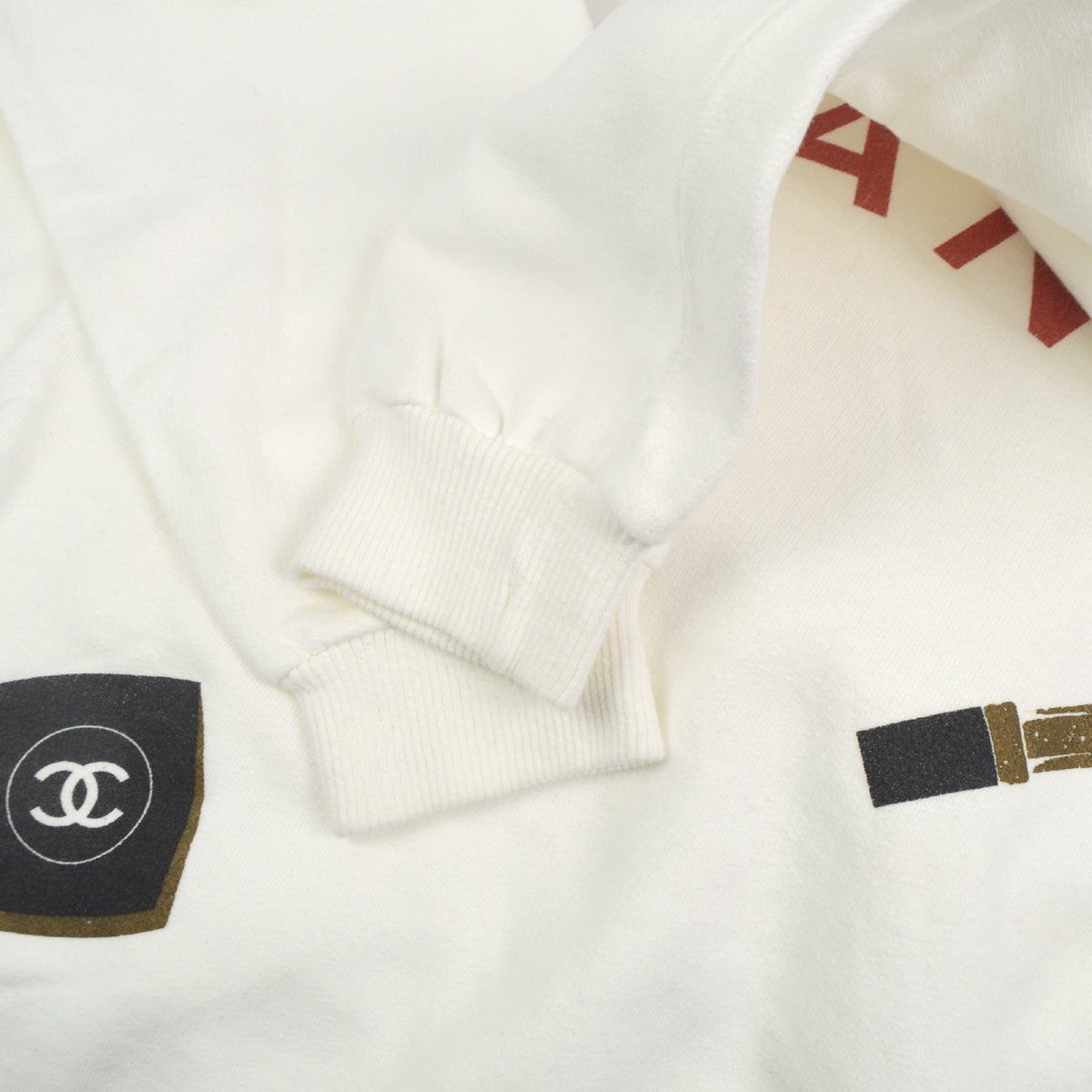 Luxury Chanel Hoodie Sweatshirt White