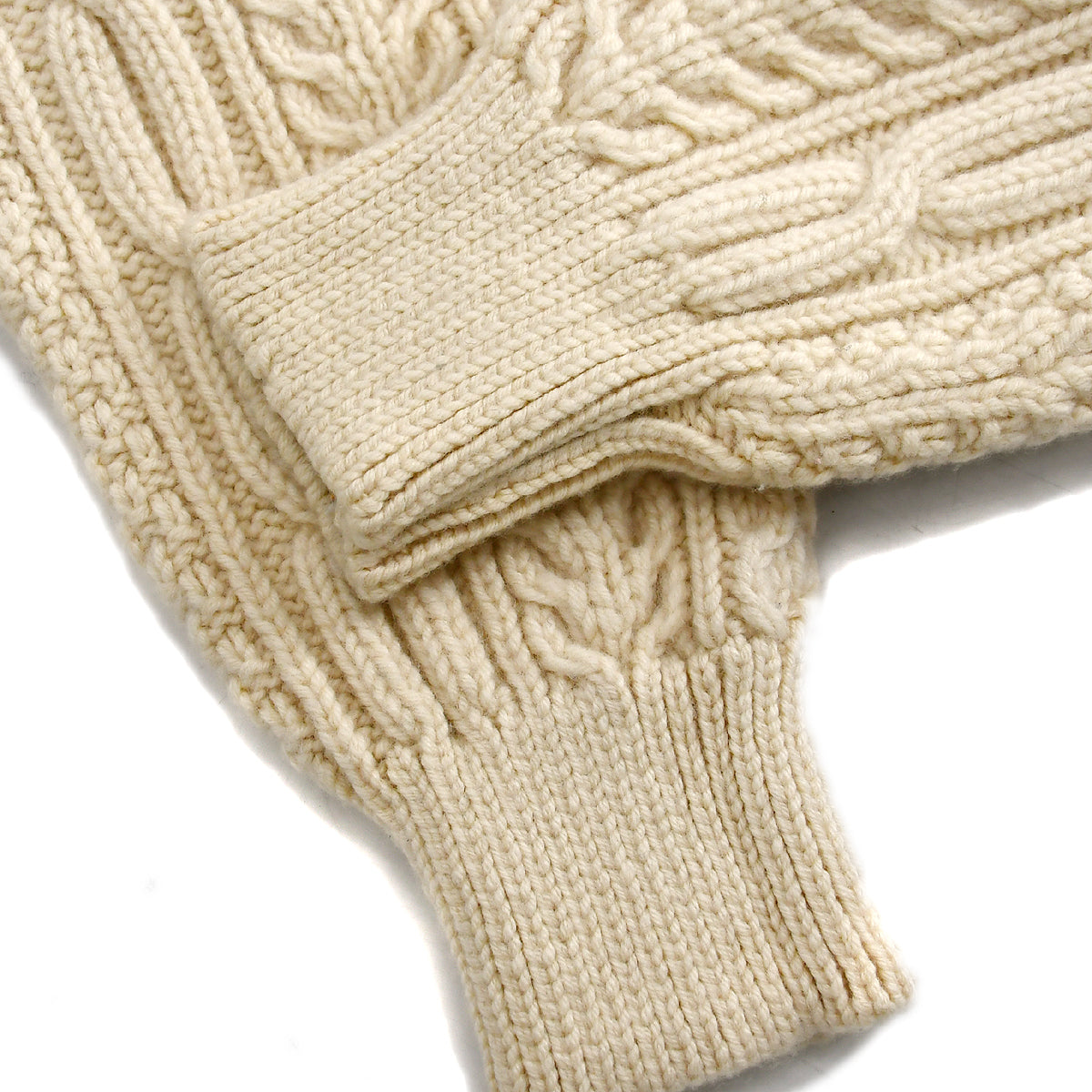 Luxury Chanel Fall 1996 wool fisherman knit jumper #44