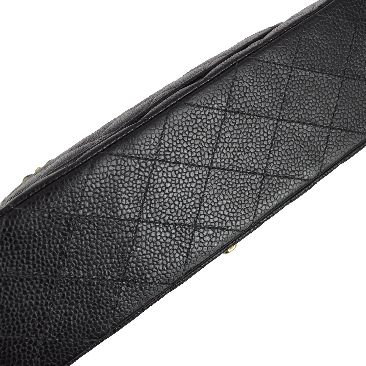 Luxury Chanel 2000-2001 Black Caviar Small Classic Double Flap Bag