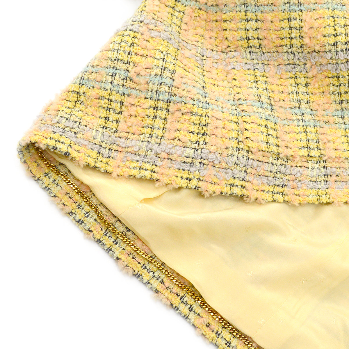 Luxury Chanel Fall 1994 single-breasted tweed jacket #36