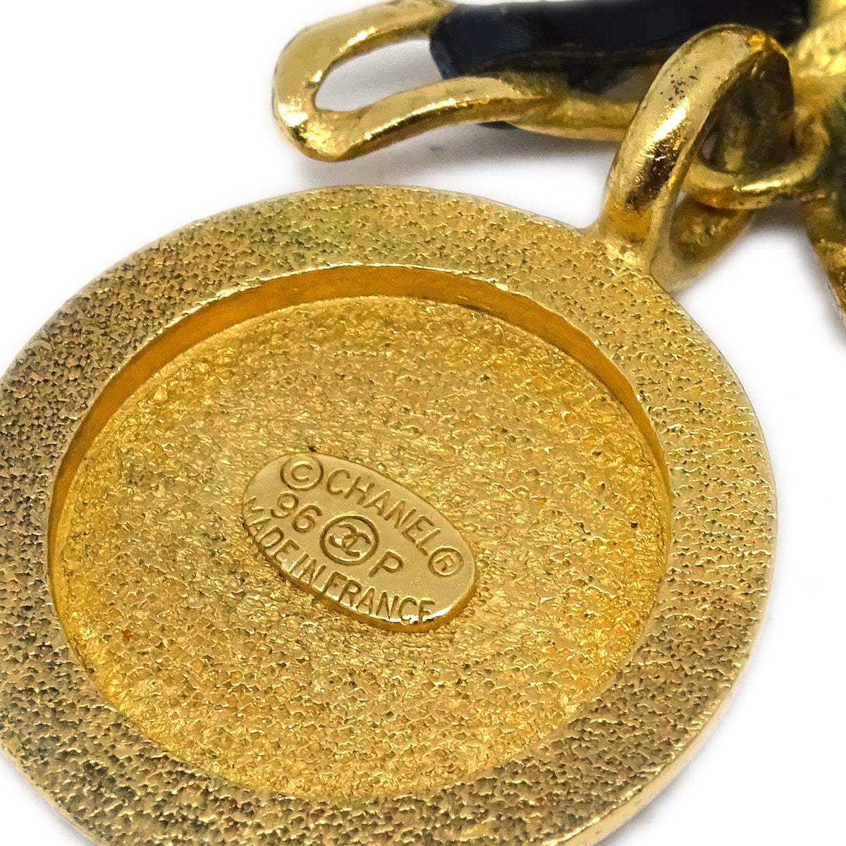 Luxury Chanel 1996 Crystal & Gold Medallion Choker