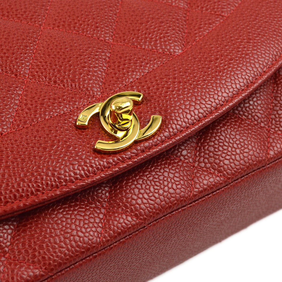 Luxury Chanel 1994-1996 Caviar Medium Diana Shoulder Bag
