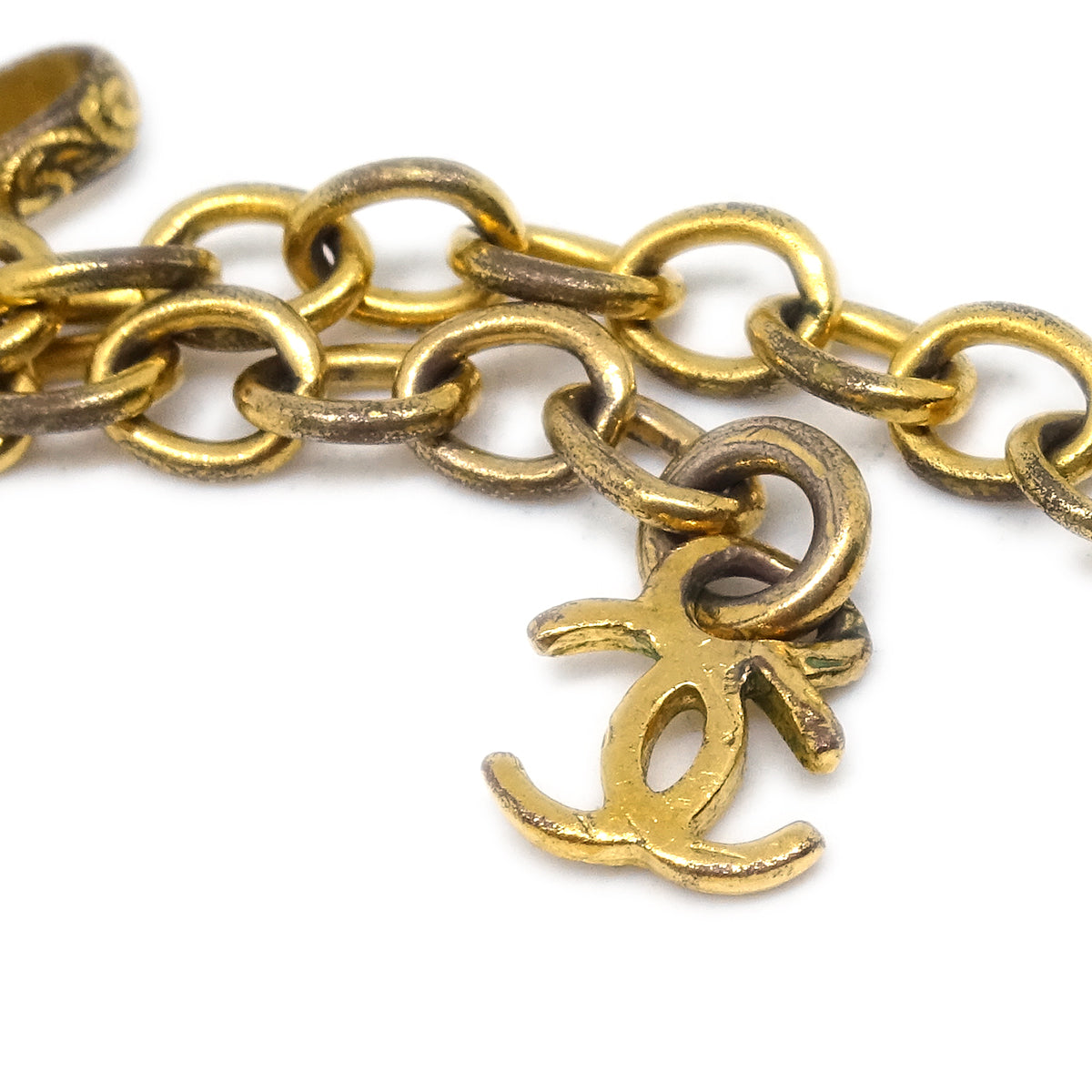 Luxury Chanel Chain Pendant Necklace Gold 98A